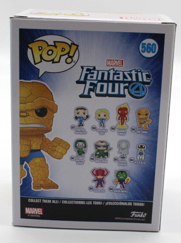 Ebon Moss-Bachrach Signed Fantastic Four Funko Pop 560 w/Beckett COA BM61829