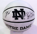 Bonzie Colson and Matt Farrell Dual Notre Dame Signed Logo Basketball w/COA C