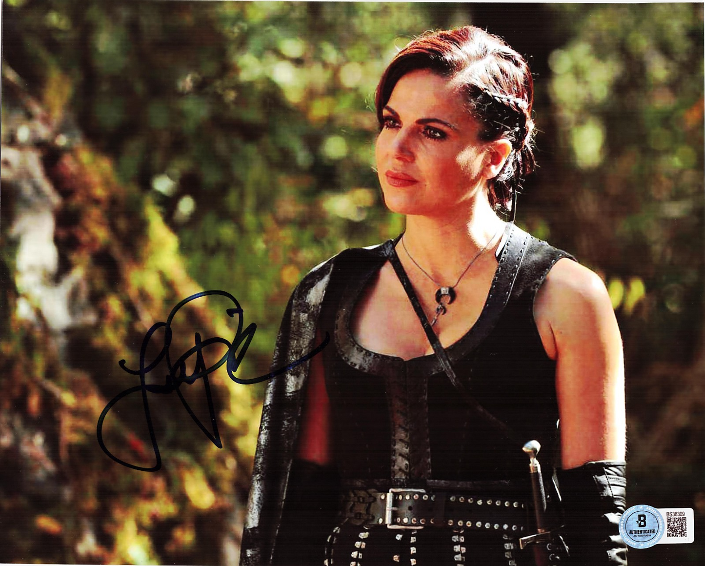 Lana Parrilla Signed Evil Queen Once Upon a Time 8x10 Photo W/Beckett BS38309