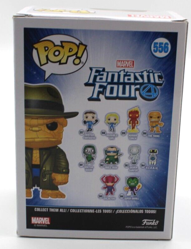 Ebon Moss-Bachrach Signed Fantastic Four The Thing Funko Pop 556 w/Beckett COA