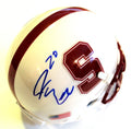 Bryce Love Signed Stanford Cardinal Mini Football Helmet w/COA 2017 #2 C