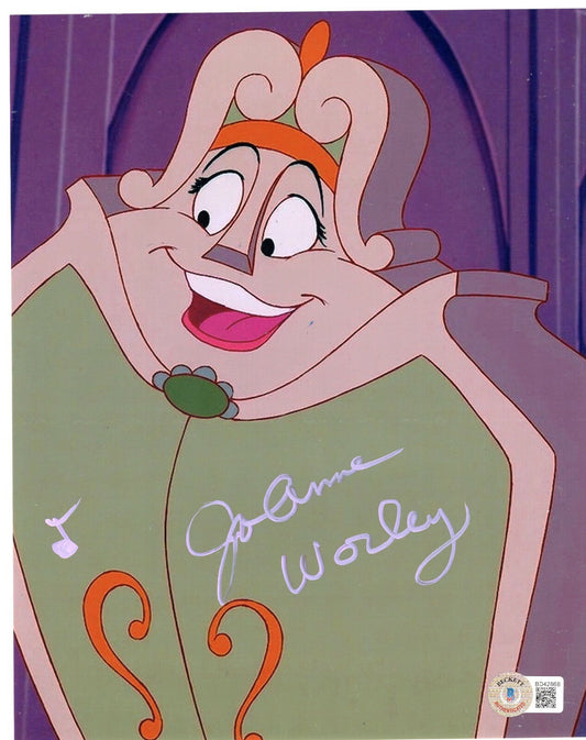 Jo Anne Worley Signed Beauty and The Beast 8x10 Photo w/Beckett COA BD42868