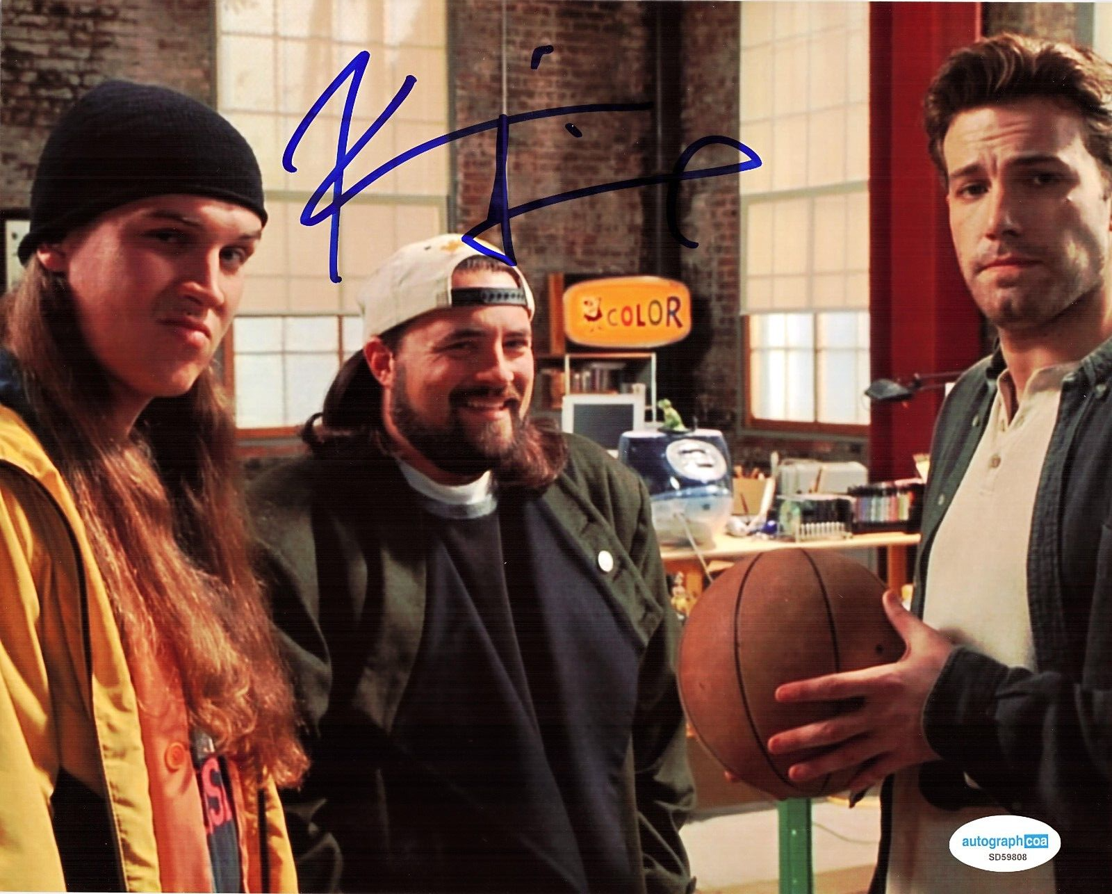 Kevin Smith Clerks Silent Bob Signed 8x10 Photo w/ACOA SD59808