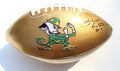 Brandon Wimbush Signed Notre Dame Gold Logo Football w/COA Fighting Irish #1 C