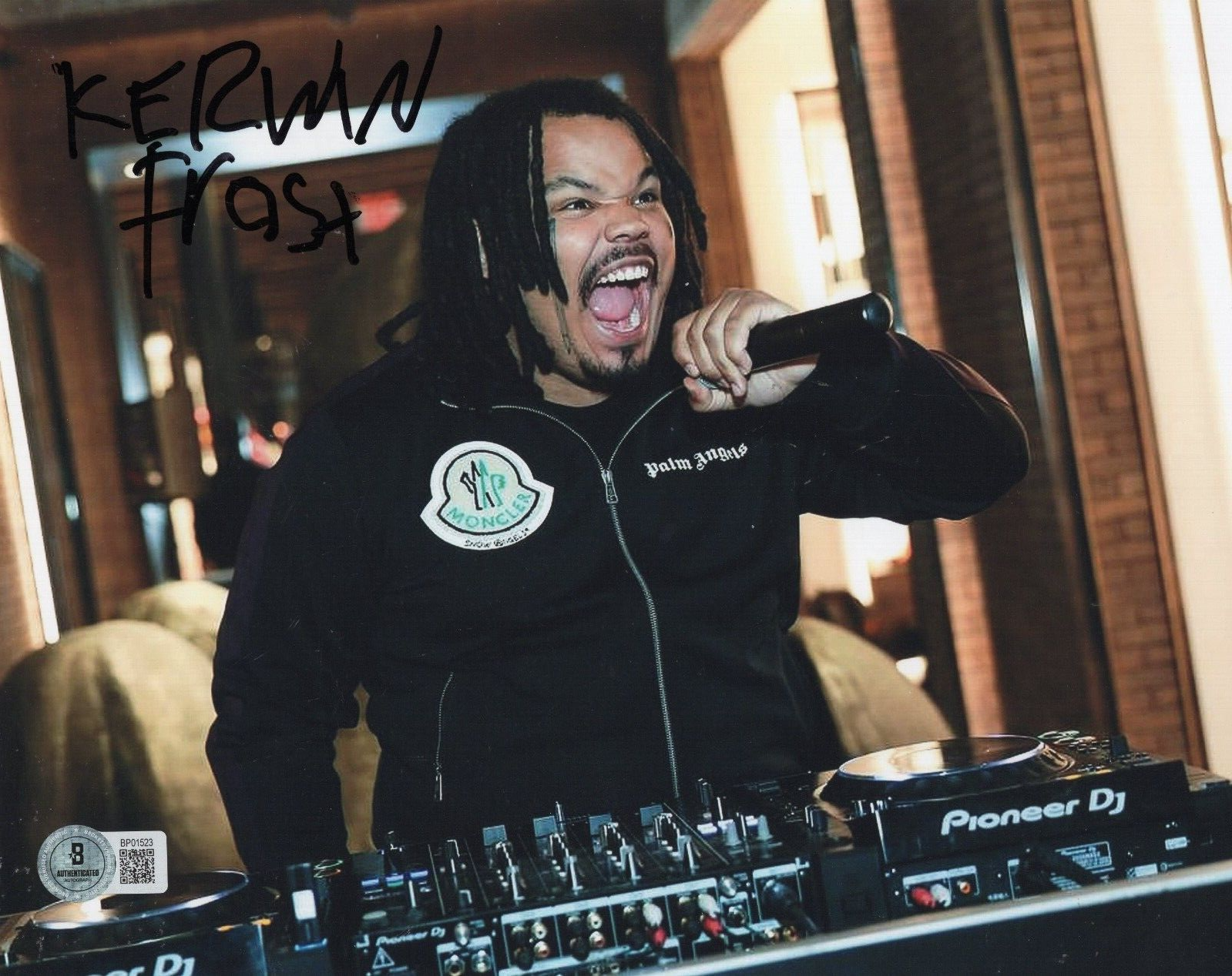 Kerwin Frost Comedian Talk Show Host DJ Signed 8x10 Photo w/Beckett COA BP01523
