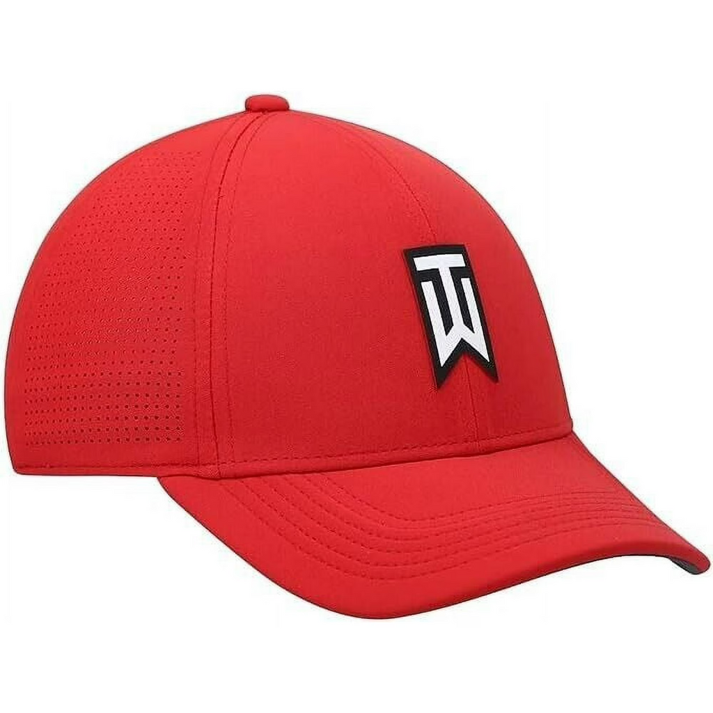 Brand New Nike Tiger Woods Hat Dri-FIT ADV Club Cap Red Size S/M FB6454-687