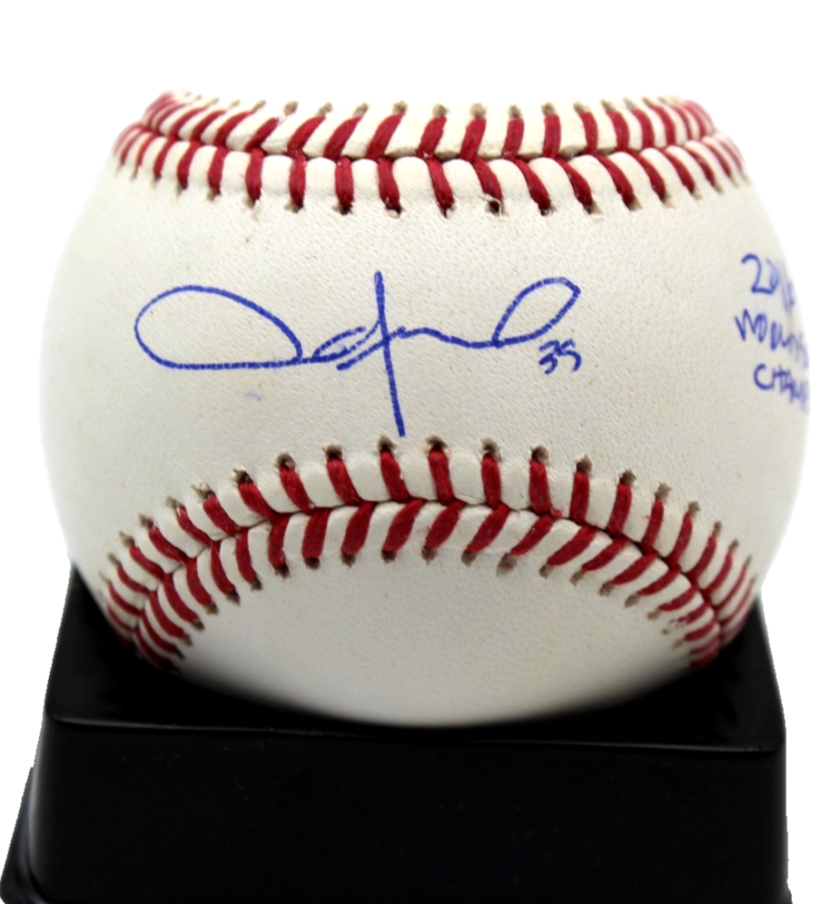 Jason Hammel Signed 2016 Chicago Cubs World Series Ball w/BAS COA BY085911