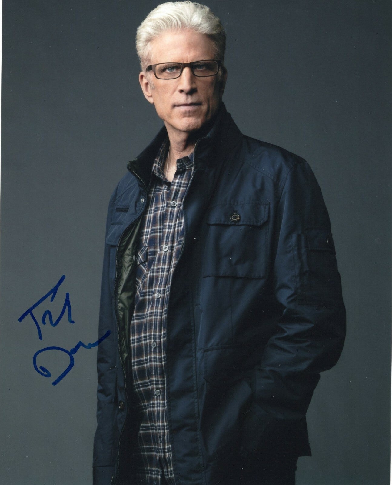 Ted Danson Signed CSI Crime Scene TV Show 8x10 Photo w/COA Autographed 