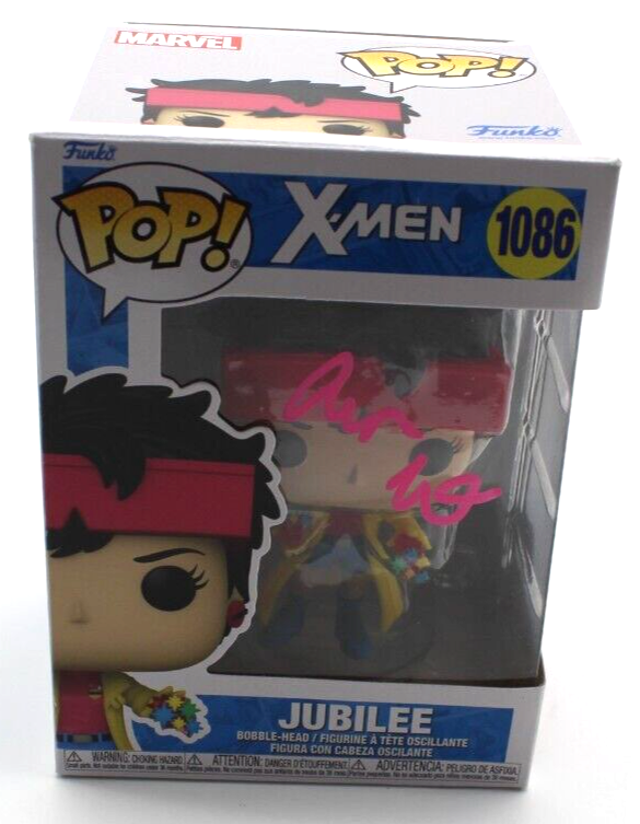 Alyson Court X-Men Jubilee 1086 Marvel Signed Funko Pop w/Beckett BP30255 Swap