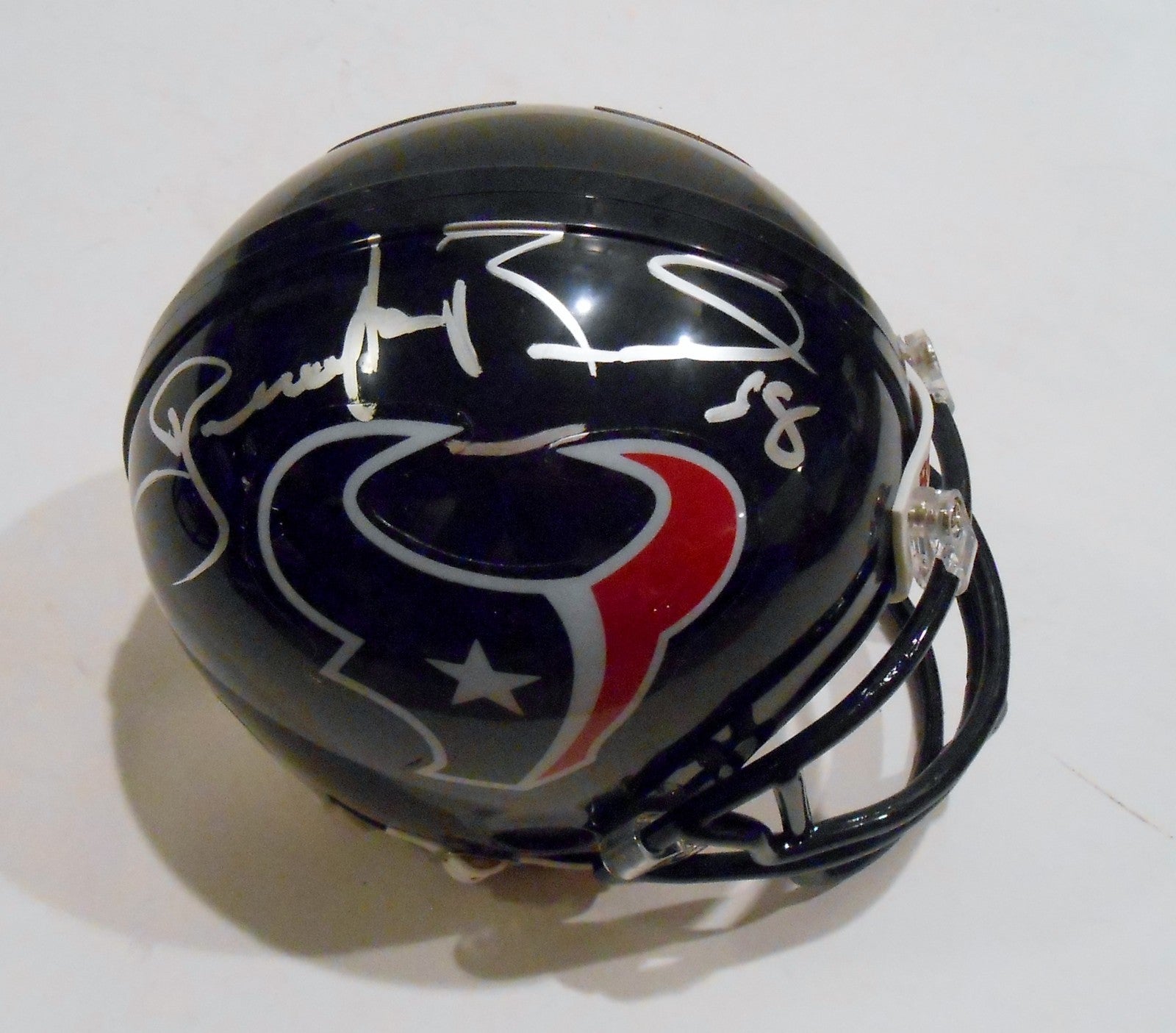 Brooks Reed Signed Houston Texans Mini Helmet w/COA