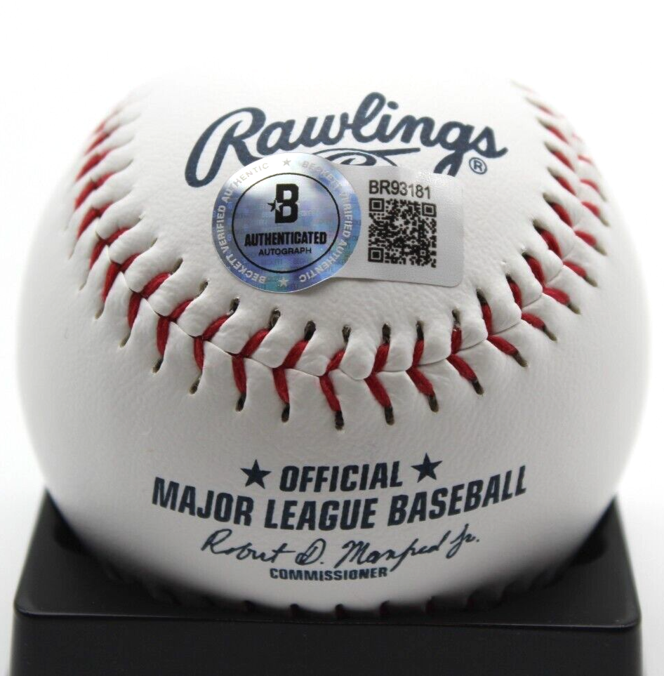 Jeremiah Paprocki Signed Chicago Cubs Major League Baseball w/Beckett BR93181