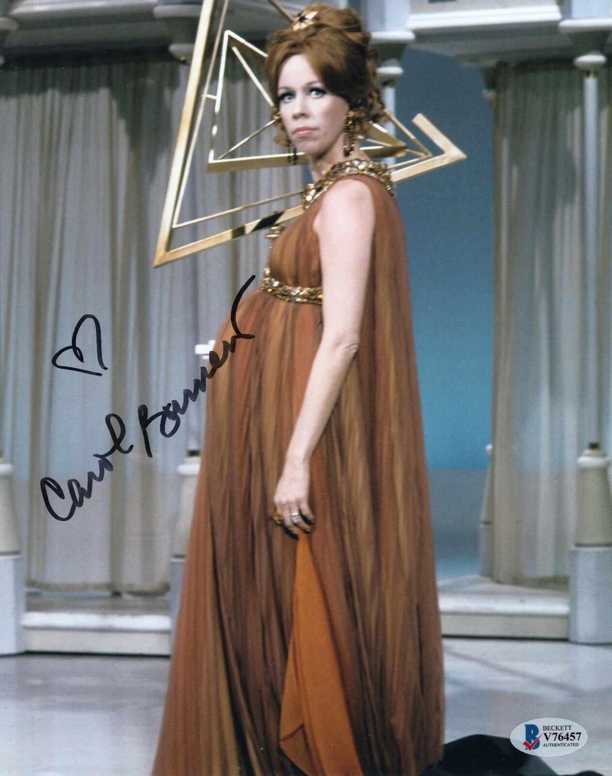 Carol Burnett Show Annie Signed 8x10 Photo w/Beckett COA V76457
