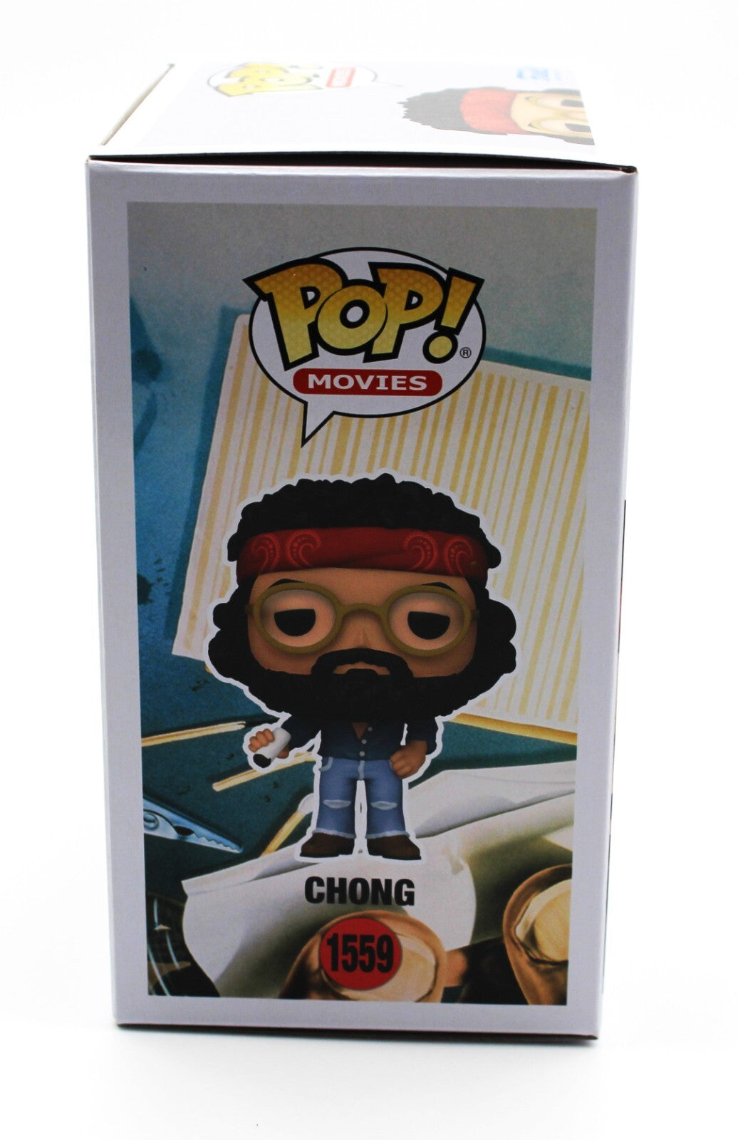 Tommy Chong Up In Smoke 1559 Signed Funko Pop Movies Cheech w/JSA COA AZ01797