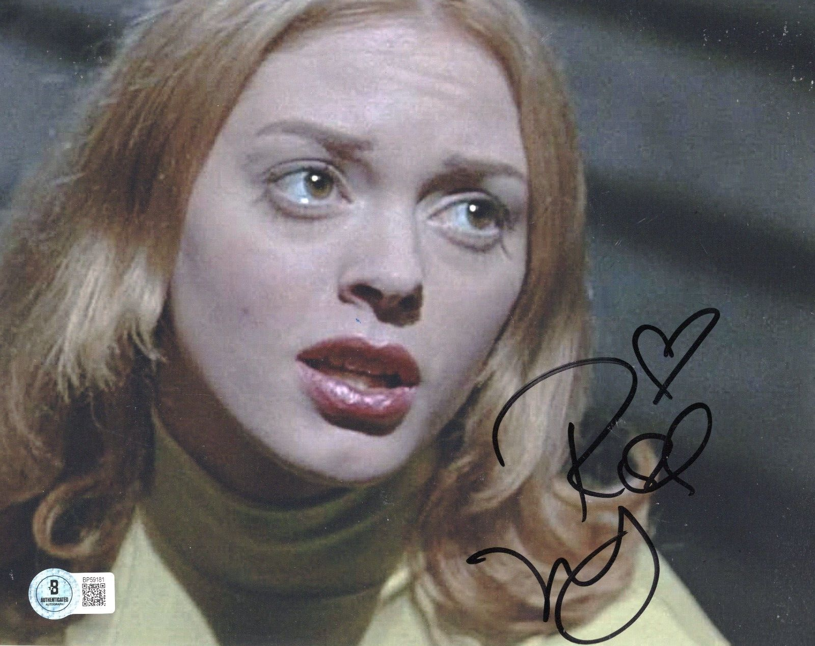 Rose McGowan Scream Movie Tatum Signed 8x10 Photo w/Beckett COA BP59181