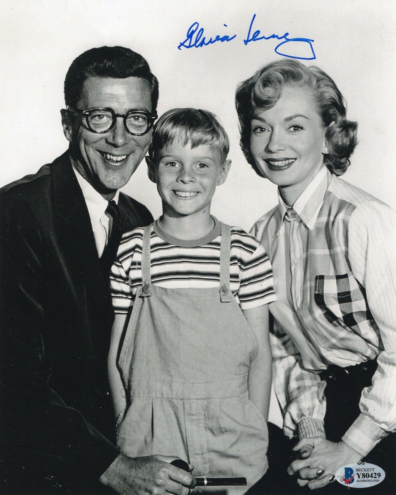 Gloria Henry Signed 8x10 Photo Dennis The Menace w/Beckett COA Y80429
