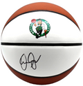 Danny Ainge Signed Boston Celtics Logo Basketball w/JSA COA CR86219