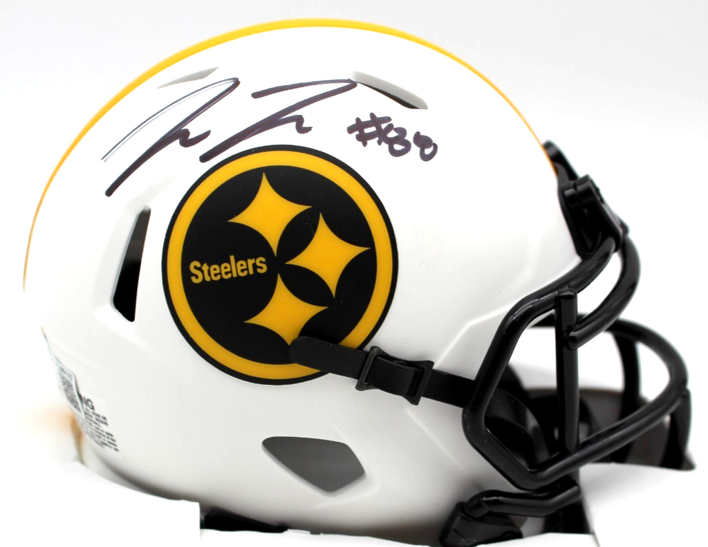 Pat Freiermuth Pittsburgh Steelers Signed Mini Helmet w/Beckett BAS WL86115