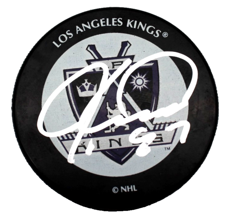 Jeremy Roenick Signed Los Angeles Kings L.A. Hockey Puck w/Beckett COA BQ83837
