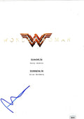 Patty Jenkins Signed Wonder Woman 8x12 Script Page Cover w/JSA COA NN64959