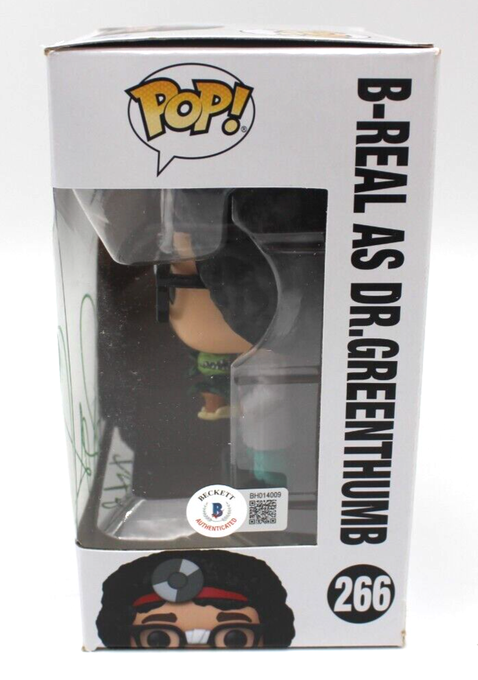 B-Real AS Dr. Greenthumb Cypress Hill Signed Funko Pop w/Beckett COA BH014009