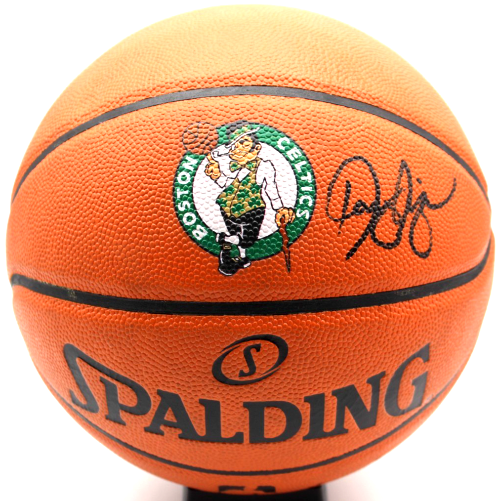 Danny Ainge Signed Boston Celtics NBA Logo Basketball w/JSA COA CR86292