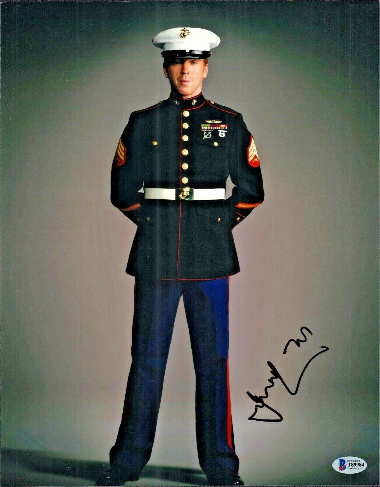 Damian Lewis Signed Homeland Nicholas Brody 11x14 Photo w/Beckett COA T89984