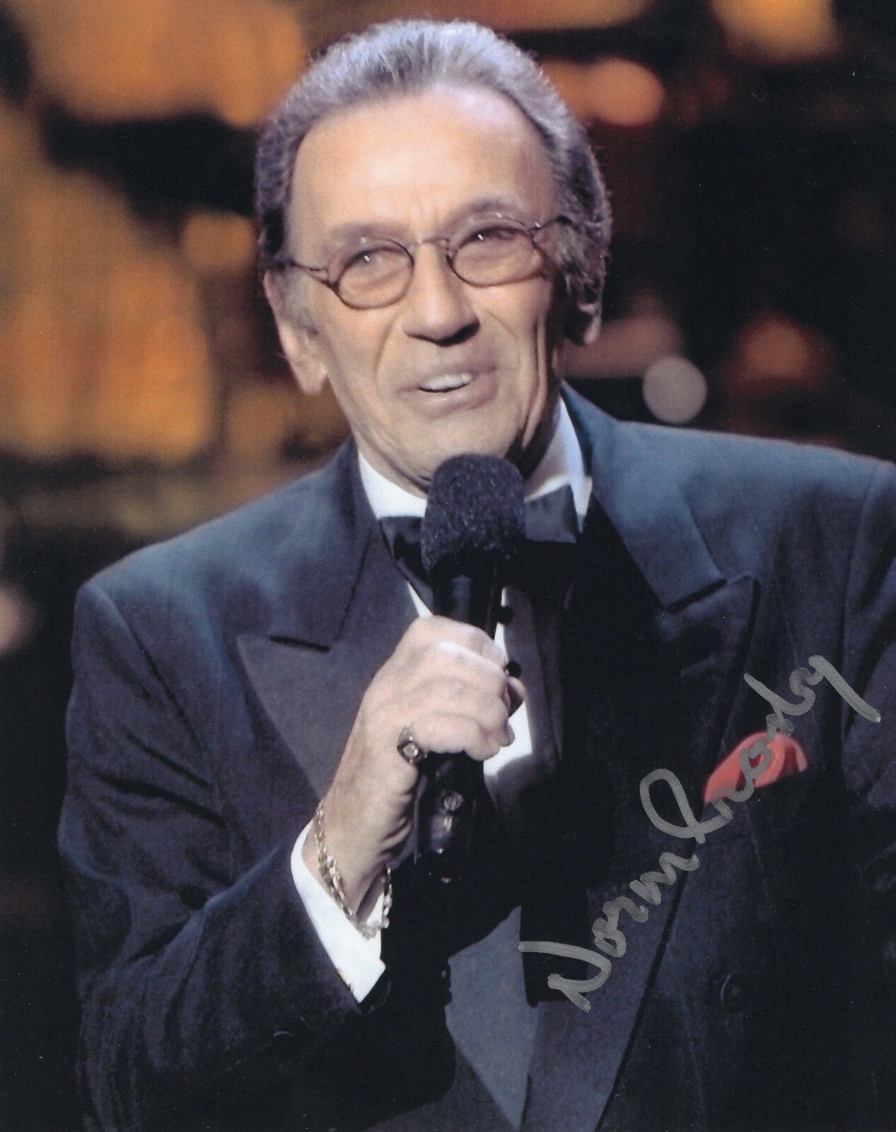 Norm Crosby Signed 8x10 Photo w/COA Stand Up Comedy Every Thing Goes