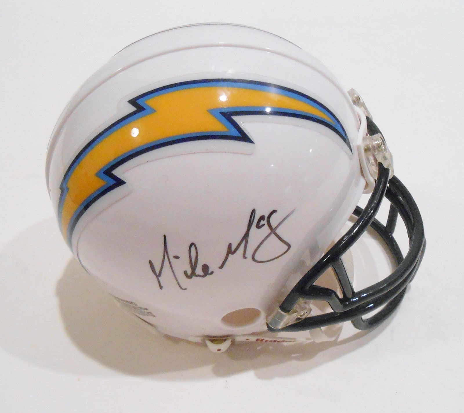 Mike McCoy Signed San Diego Chargers Mini Football Helmet w/COA