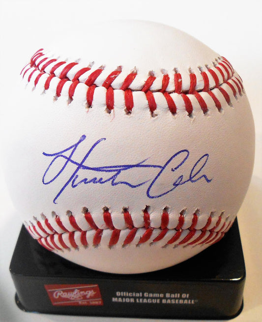 Hunter Cole Signed Official Major League Baseball W/COA San Francisco Giants