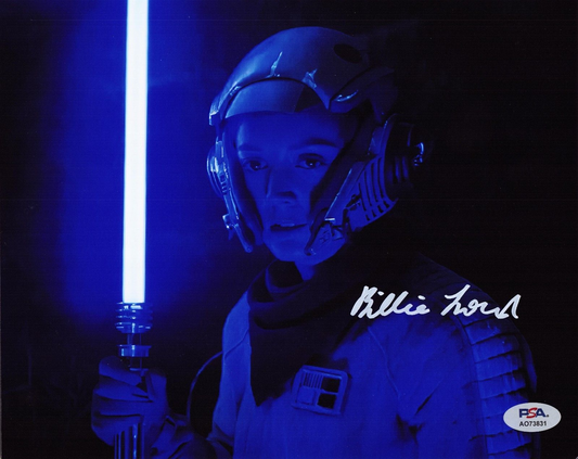 Billie Lourd Signed Star Wars Lieutenant Connix 8x10 Photo w/PSA DNA AO73831