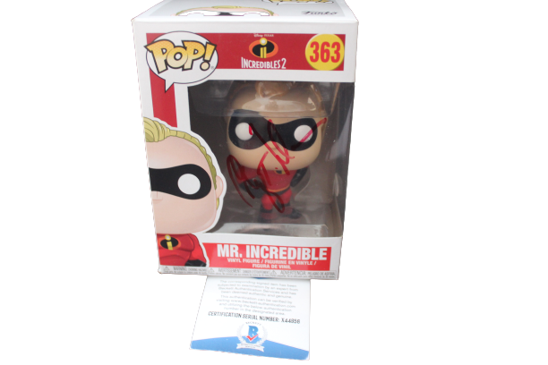 Craig T. Nelson Signed Mr. Incredible #363 Funko Pop w/Beckett COA X44956