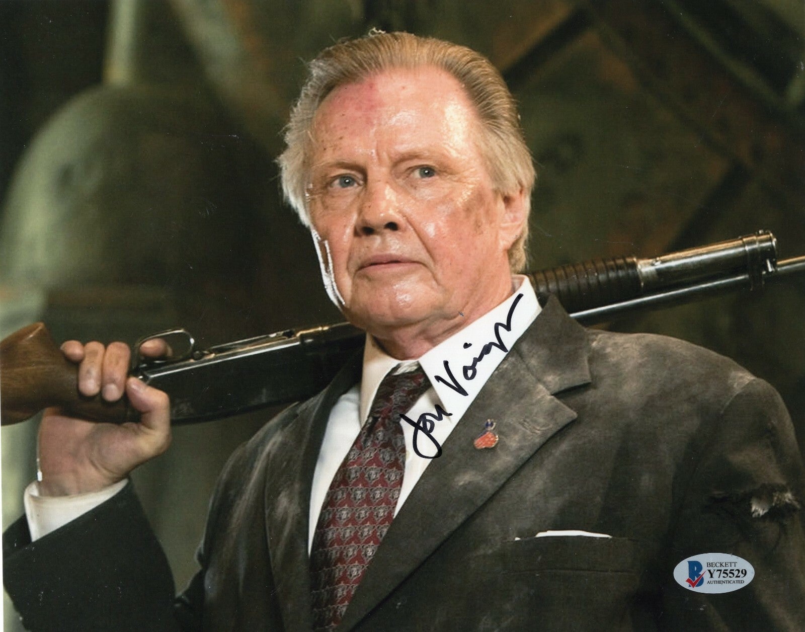 Jon Voight Signed Mission Impossible Jim Phelps 8x10 Photo w/Beckett COA Y75529
