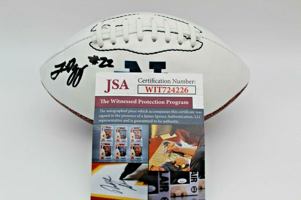Logan Diggs Signed Notre Dame Fighting Irish MINI Football w/JSA COA 9/18/21