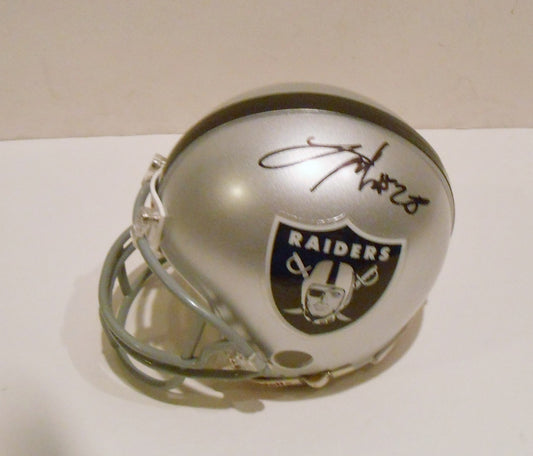 Latavius Murray Signed Oakland Raiders Mini Football Helmet w/COA