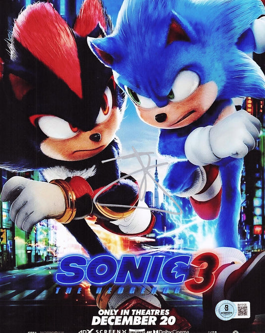 Ben Schwartz Signed Sonic The Hedgehog 3 8x10 Photo w/Beckett BAS BV13125