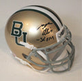 Jaylen Ellis Signed Baylor Bears Mini Football Helmet W/COA