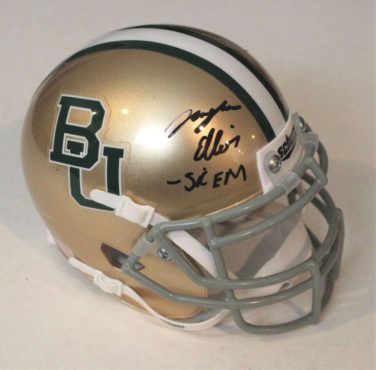 Jaylen Ellis Signed Baylor Bears Mini Football Helmet W/COA