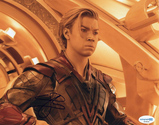 Will Poulter Guardians of The Galaxy Warlock Signed 8x10 Photo w/ACOA SC98425