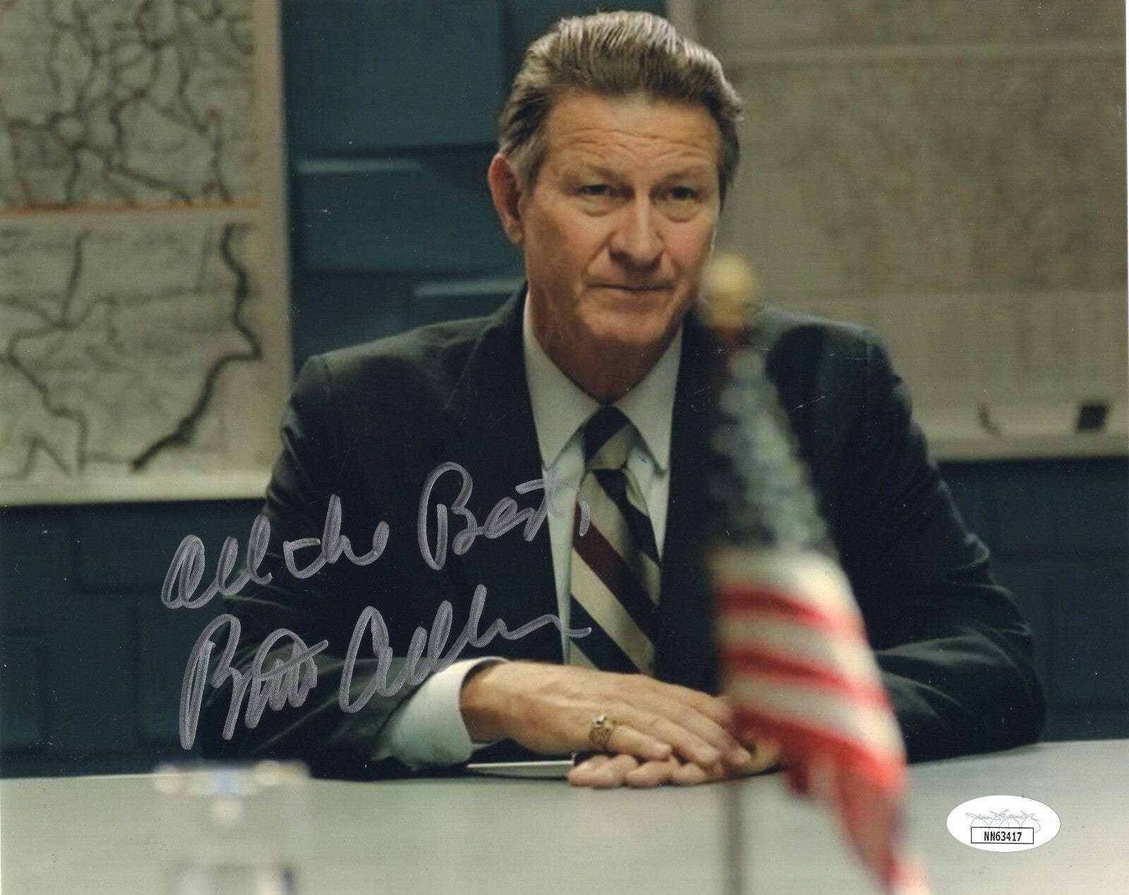 Brett Cullen Signed Joker The Dark Knight 8x10 Photo w/JSA COA NN63417
