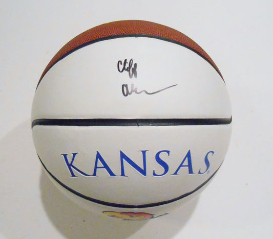 Cliff Alexander Signed Kansas Jayhawks Logo Basketball w/COA