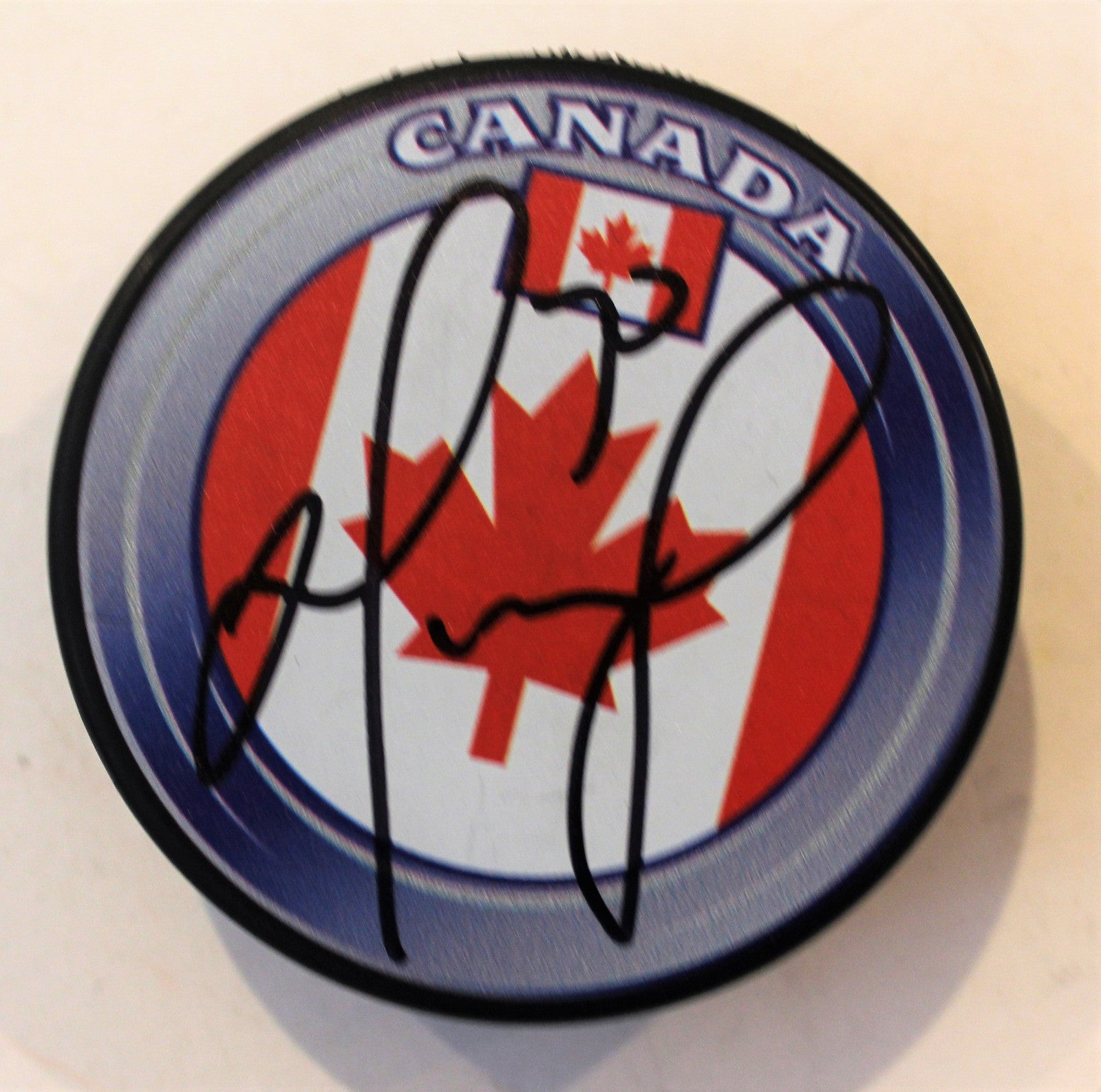 Matt Murray Signed Team Canada Hockey Puck w/COA Pittsburgh Penguins #7