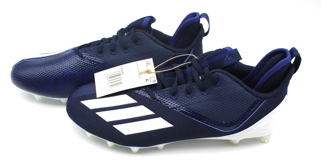 Adidas Adizero Scorch Football Cleats Blue White FX4250 Men's Size 10.5 NEW