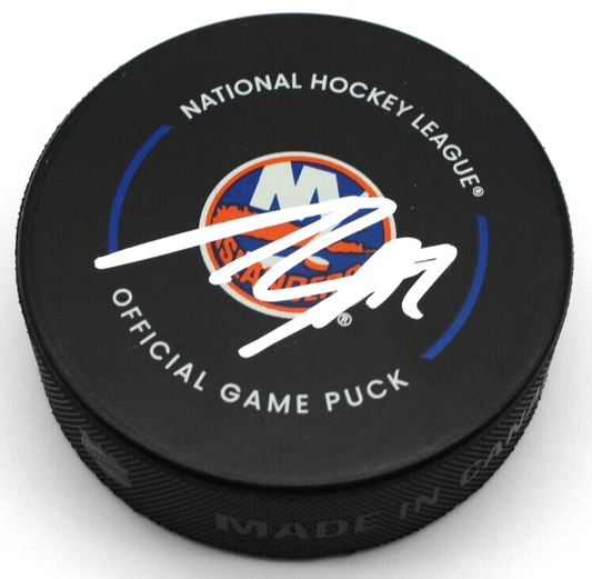 Anders Lee Signed New York Islander Official Game Puck w/Beckett COA BR32507