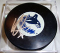 Victor Oreskovich Signed Vancouver Canucks Puck w/COA A