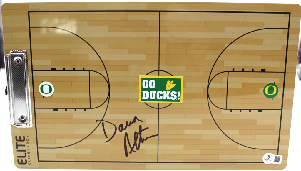 Dana Altman Oregon Ducks Signed Clipboard/Play w/Beckett COA BR32978