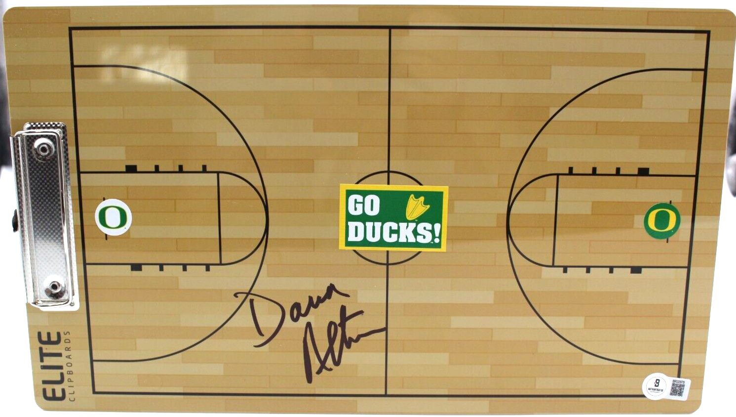 Dana Altman Oregon Ducks Signed Clipboard/Play w/Beckett COA BR32978