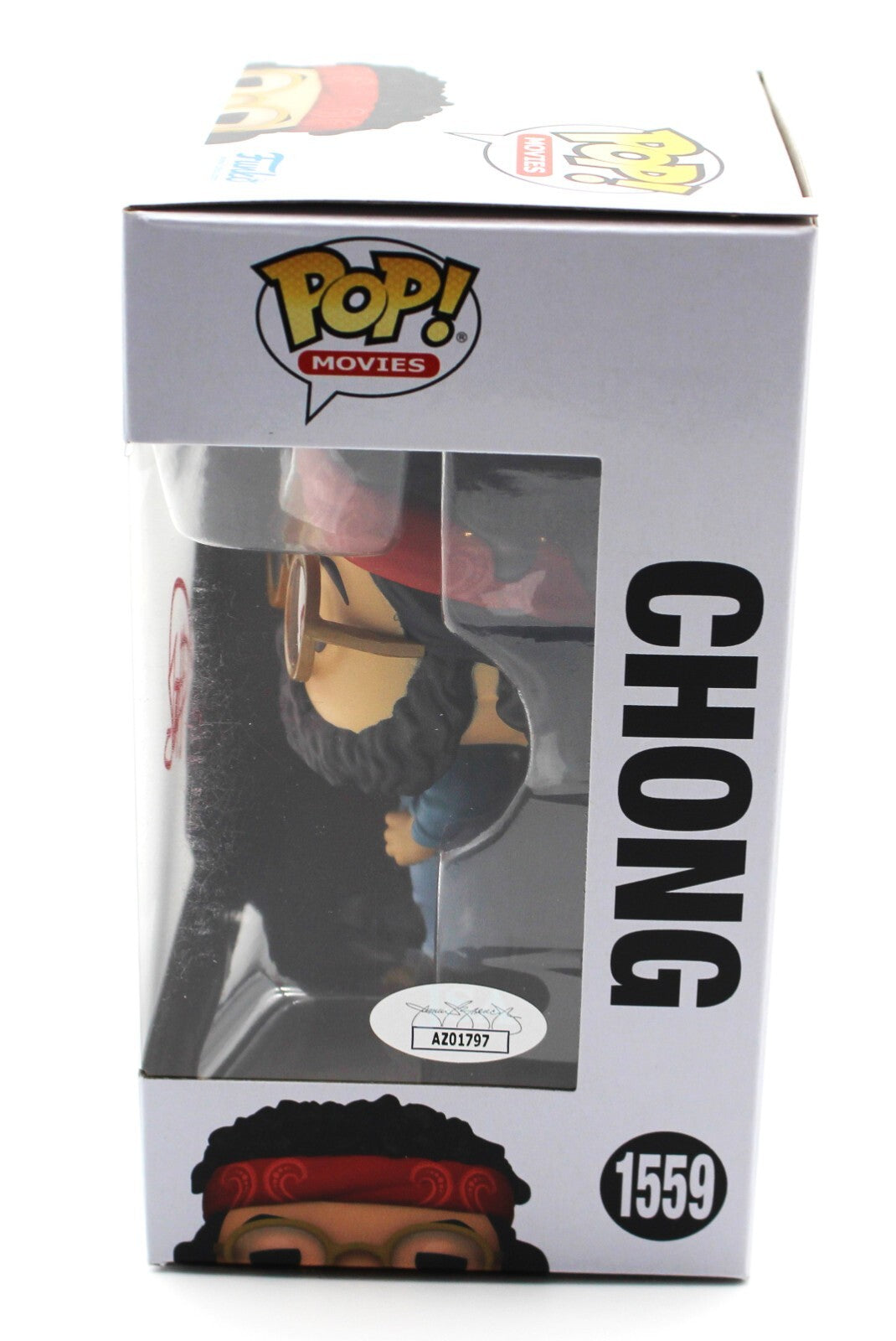 Tommy Chong Up In Smoke 1559 Signed Funko Pop Movies Cheech w/JSA COA AZ01797