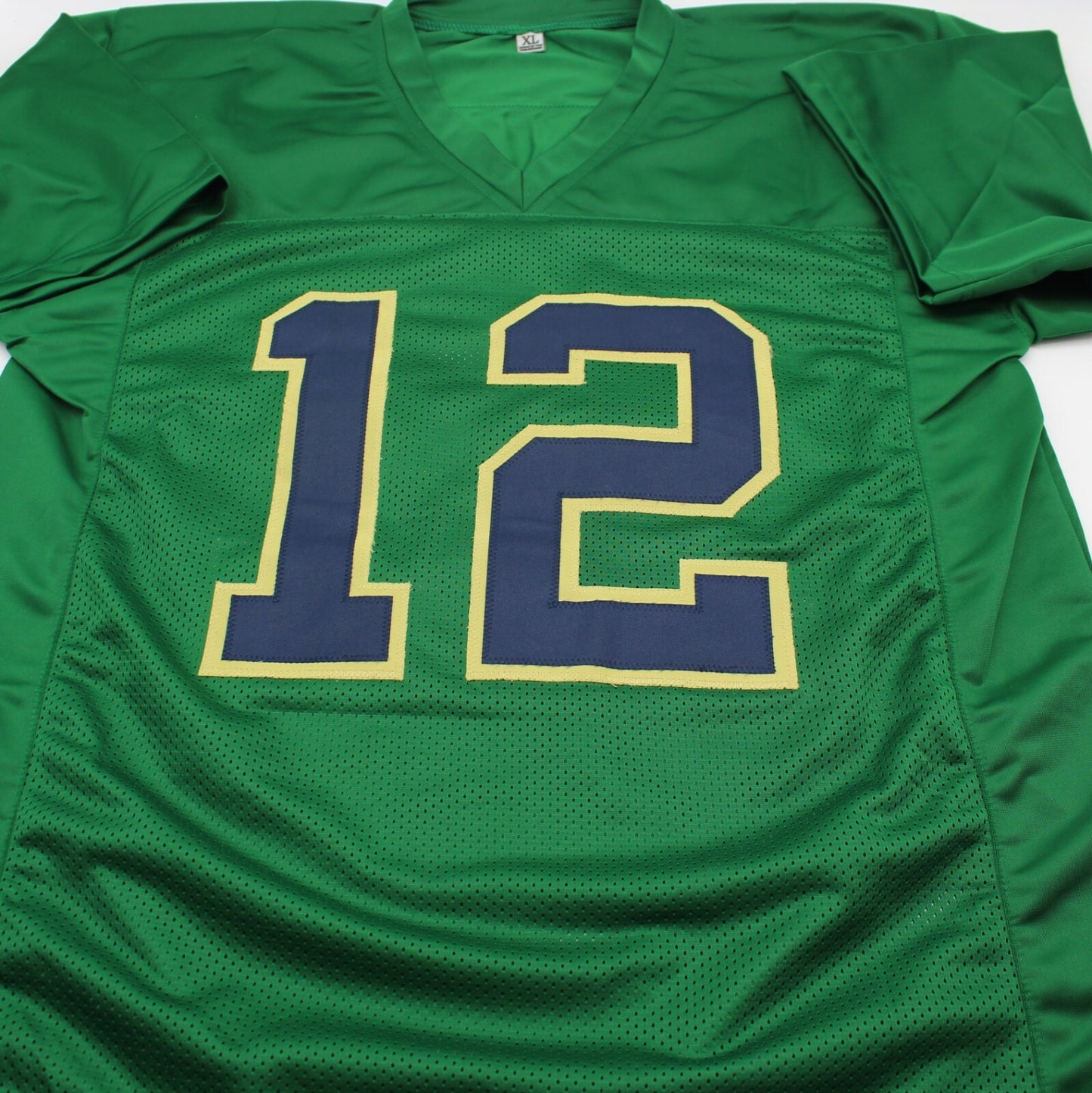Tyler Buchner Signed Custom Notre Dame Green Jersey w/JSA COA Witness #1