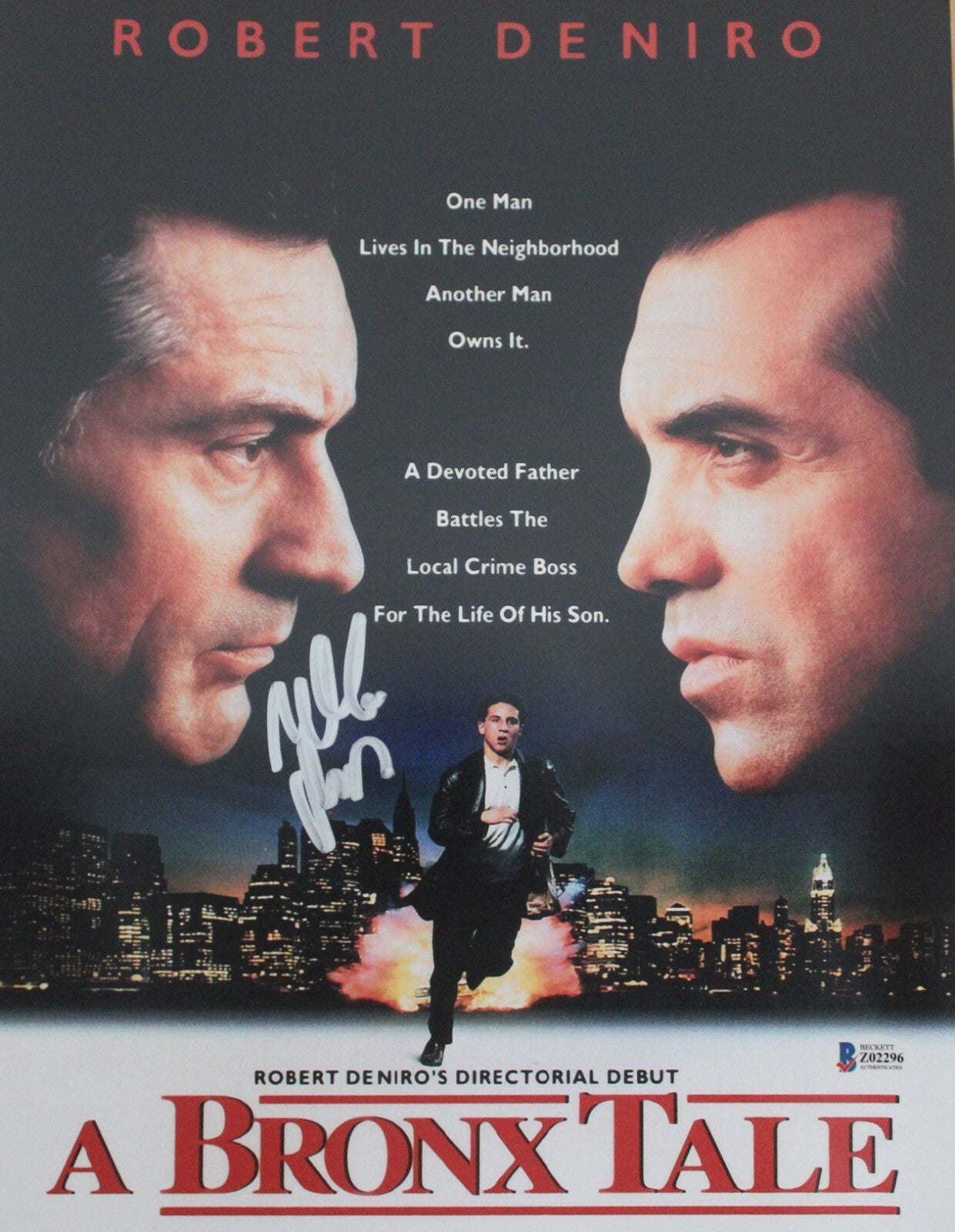 Lillo Brancato Signed A Bronx Tale 11x14 Photo w/Beckett COA Calogero "C" Proof