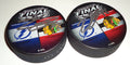 Teuvo Teravainen signed 2015 Tampa Bay Lightning Vs Blackhawks finals puck w/coa